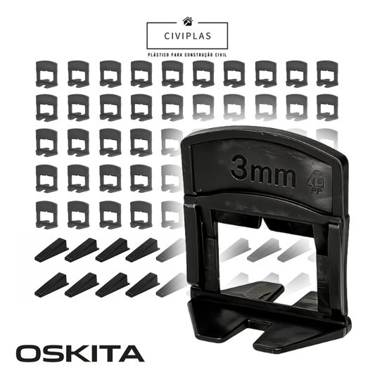 Oskita Civiplas standard 3 mm tile leveling test kit