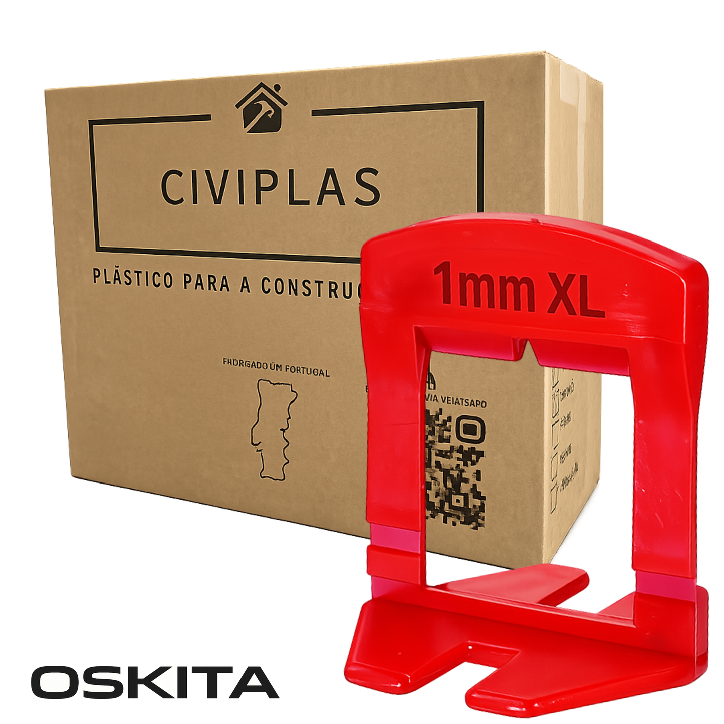 Tile Leveling Clips – Stone & Large-Format (1 & 2 mm)