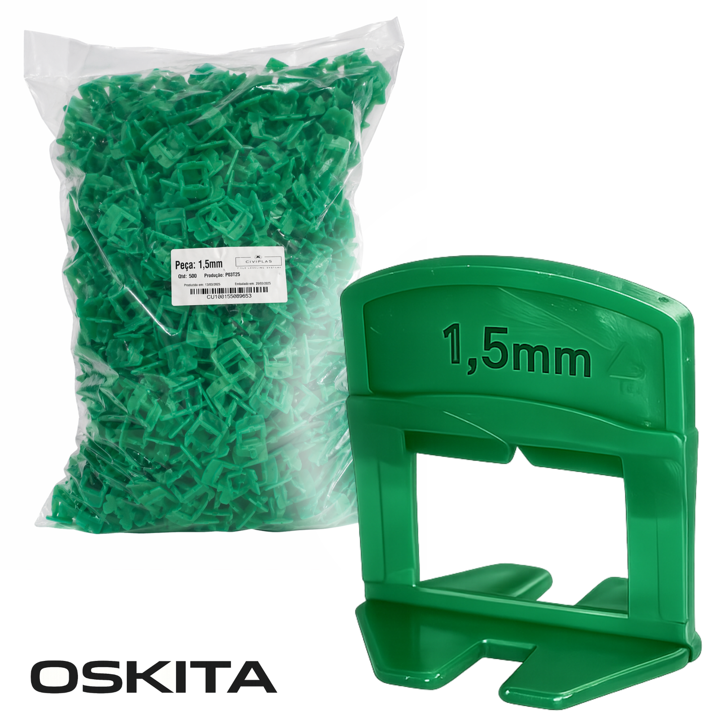 Tile Leveling Clips – Standard (0,5–3 mm)