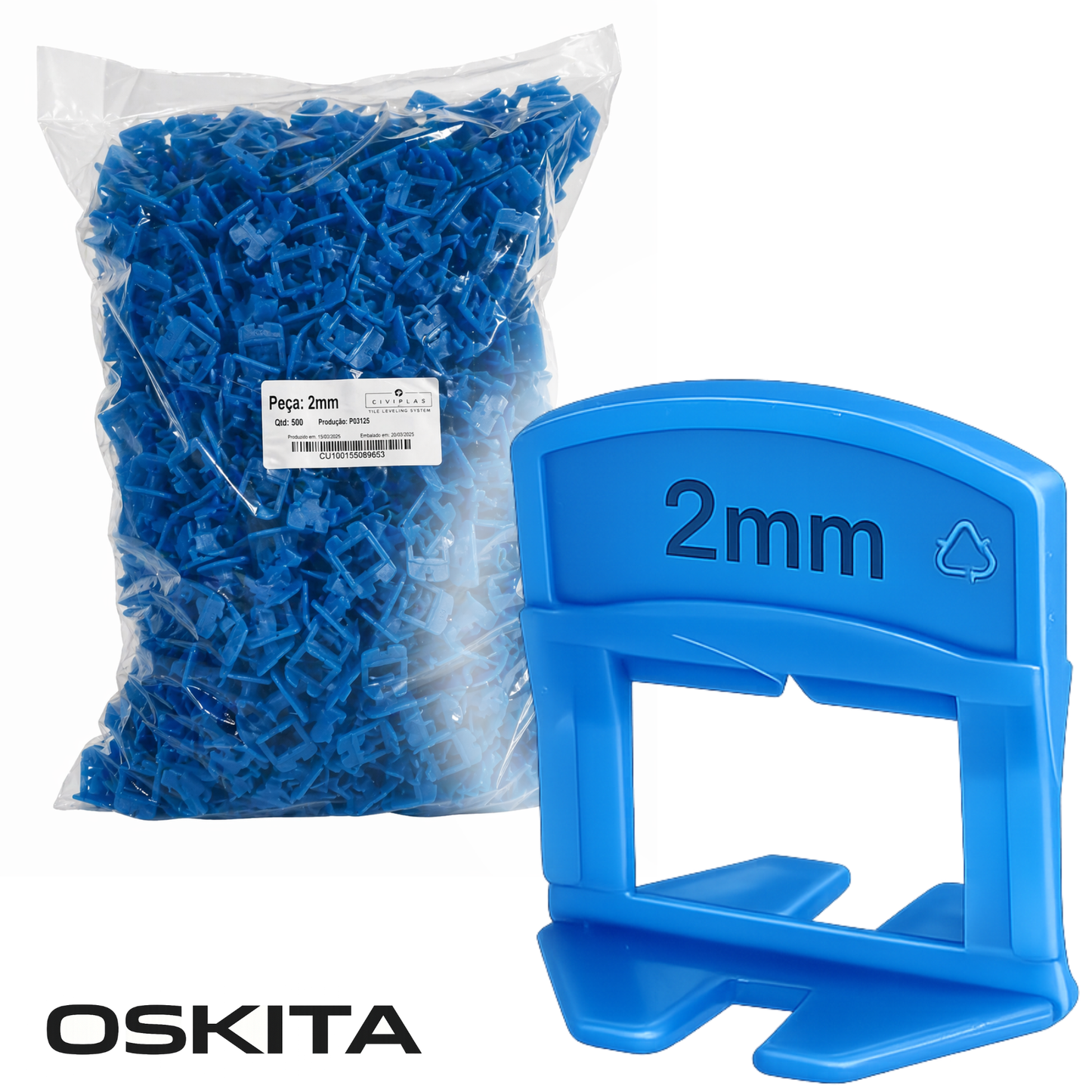 Tile Leveling Clips – Standard (0,5–3 mm)