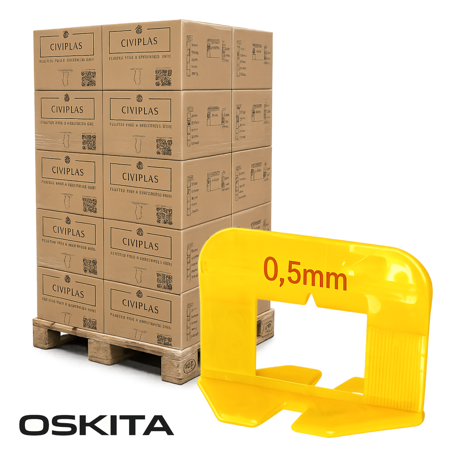 Tile Leveling Clips – Standard (0,5–3 mm)