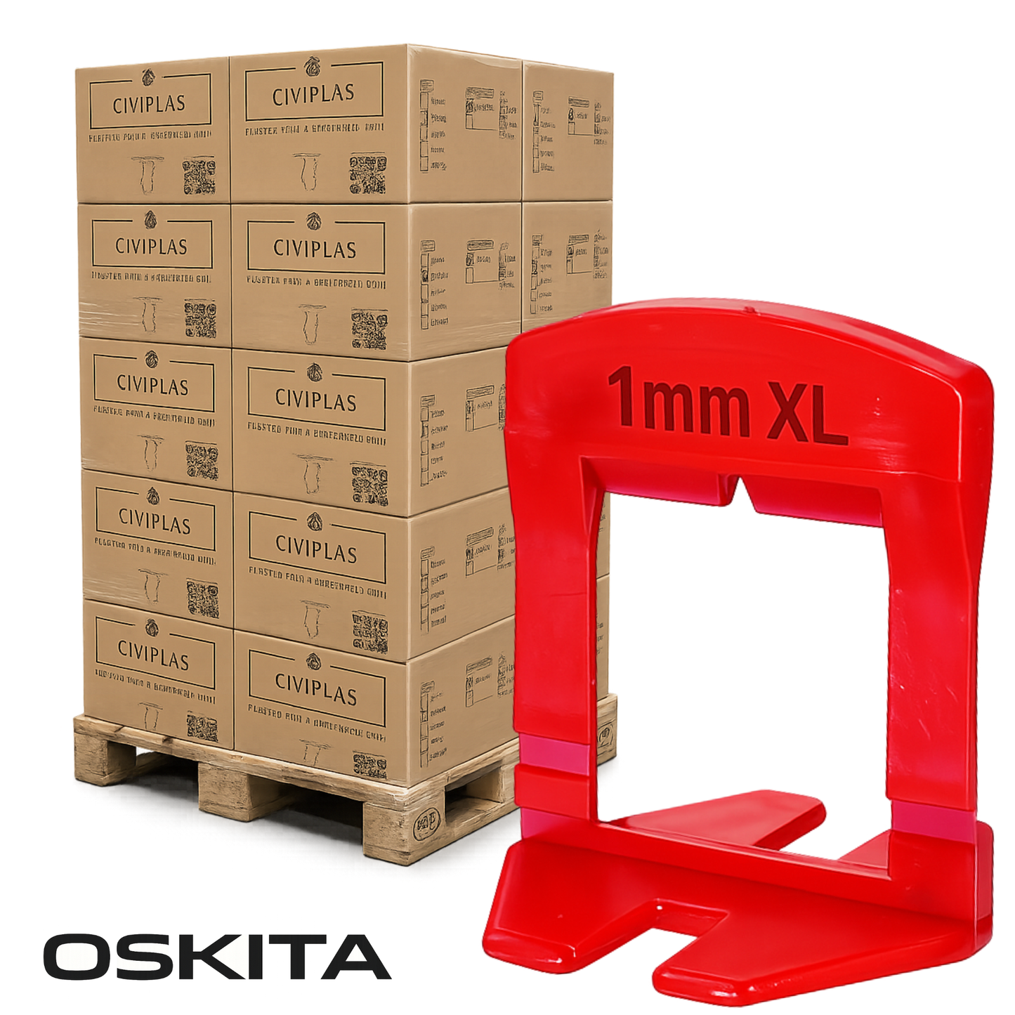 Tile Leveling Clips – Stone & Large-Format (1 & 2 mm)