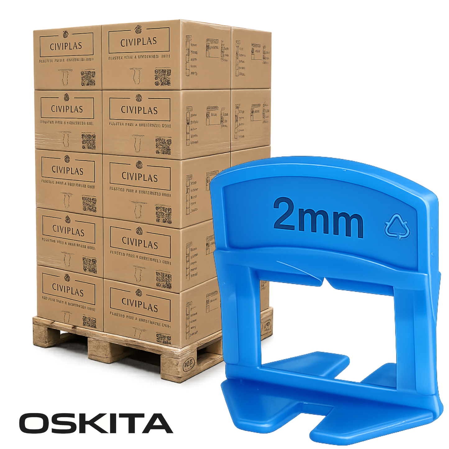 Tile Leveling Clips – Standard (0,5–3 mm)