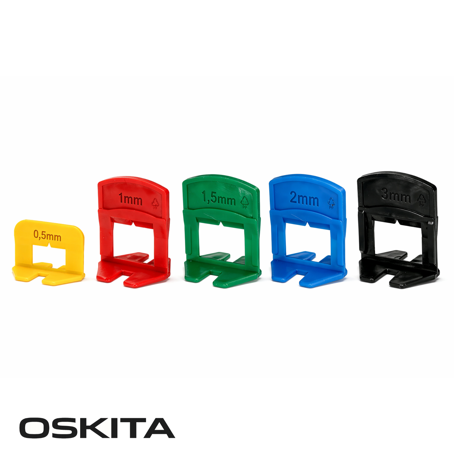 Tile Leveling Clips – Standard (0,5–3 mm)